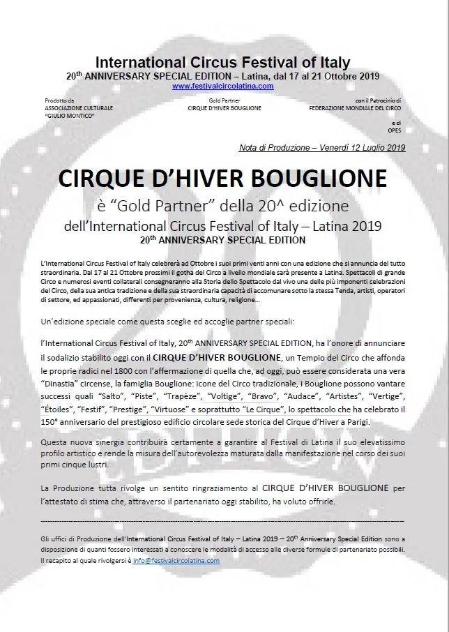 Bouglione Gold PArtner