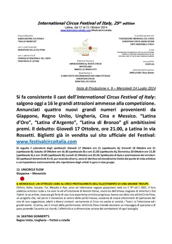 Nota di Produzione n. 9 – foto 5