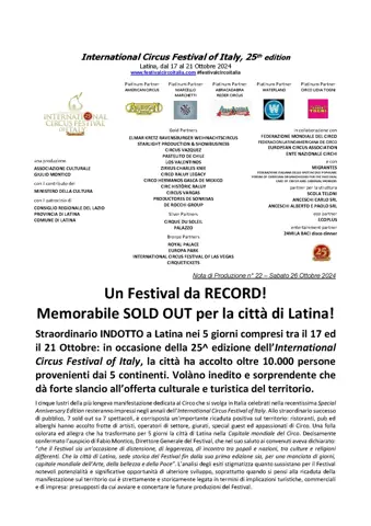 Un Festival da RECORD! Memorabile SOLD OUT per la città di Latina! – foto 2